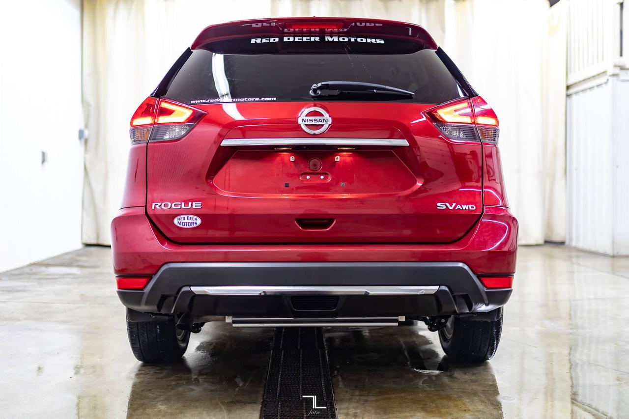 2018 Nissan Rogue AWD SV BCam Heated Seats Red Deer AB