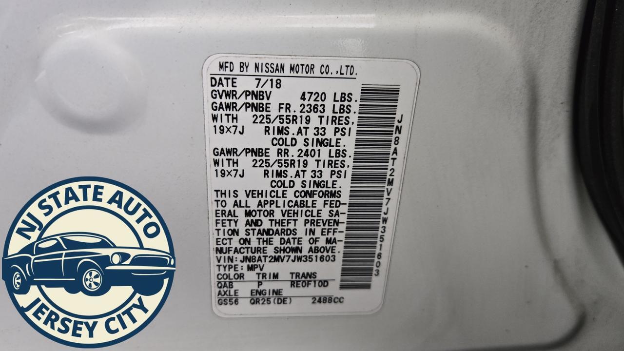 2018 Nissan Rogue SL Jersey City NJ