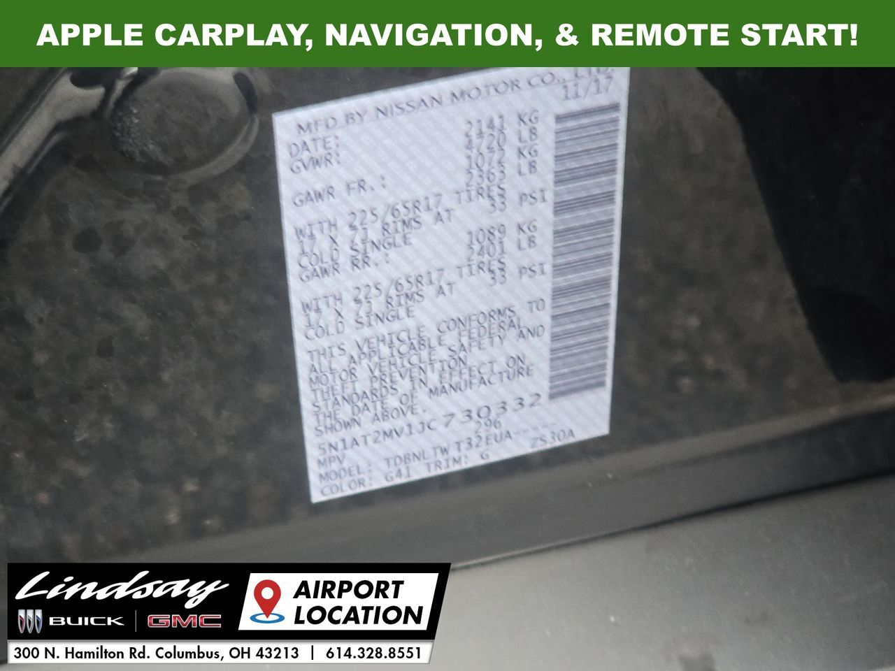 2018 Nissan Rogue SV Columbus OH