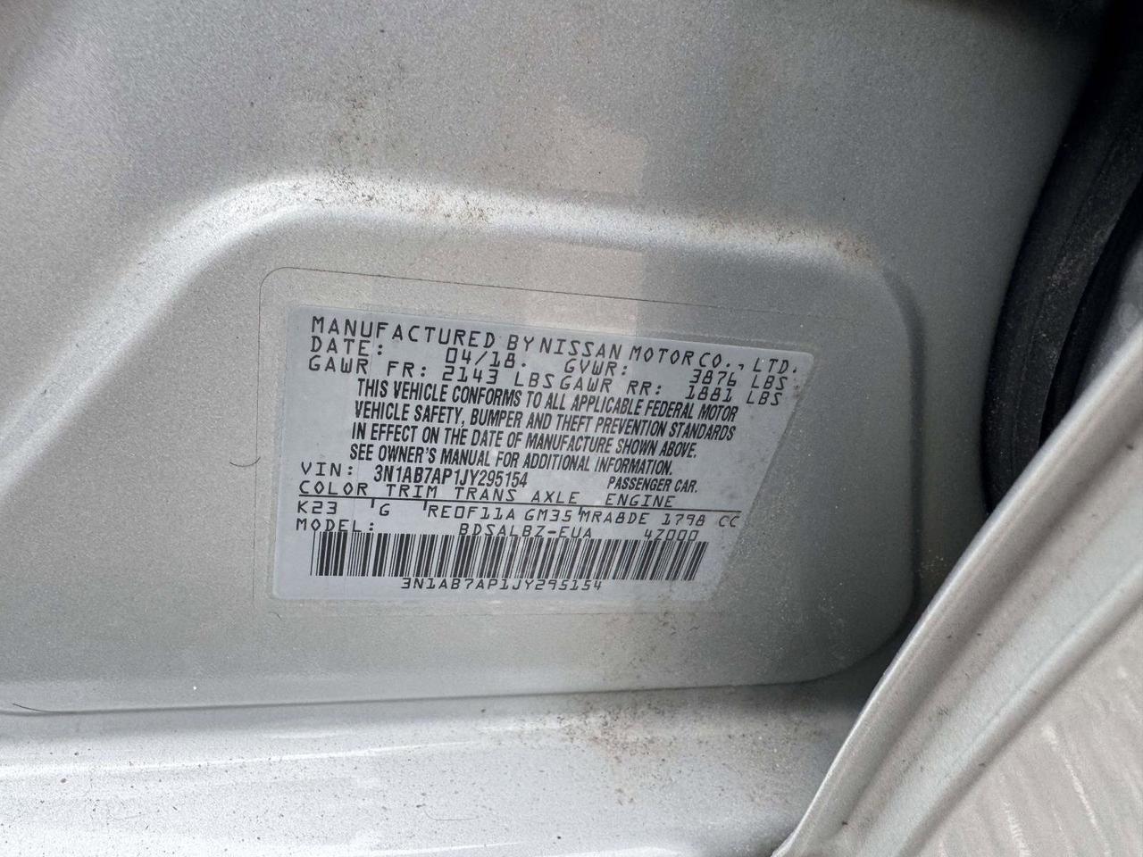 2018 Nissan Sentra S San Clemente CA