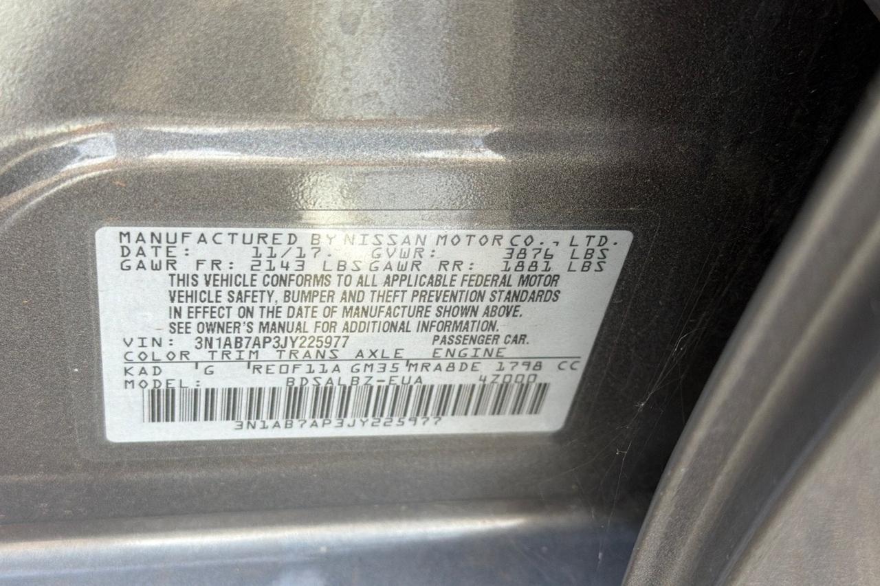 2018 Nissan Sentra S Roseville CA
