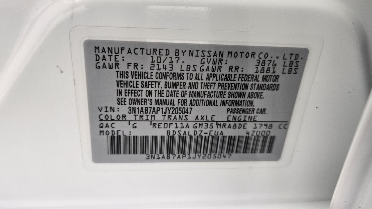 2018 Nissan Sentra SV Jersey City NJ