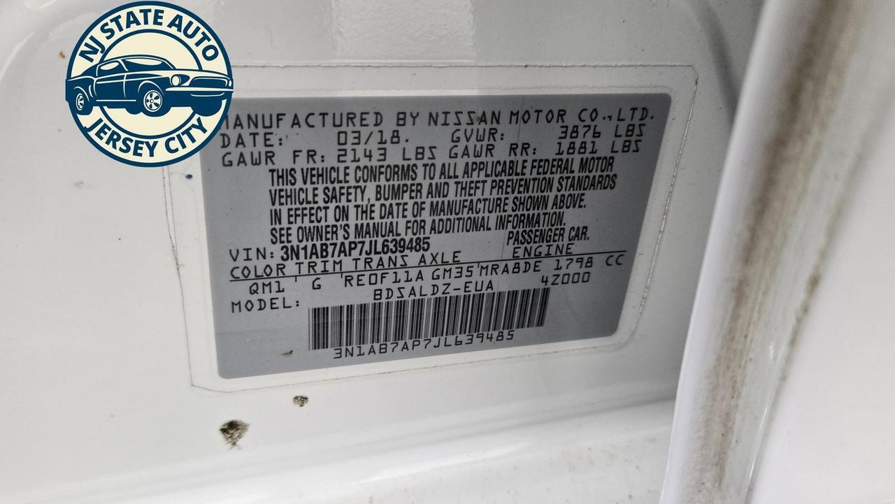 2018 Nissan Sentra SV Jersey City NJ