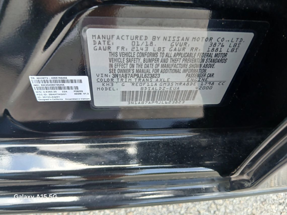 2018 Nissan Sentra SV Sedan 4D Maitland FL