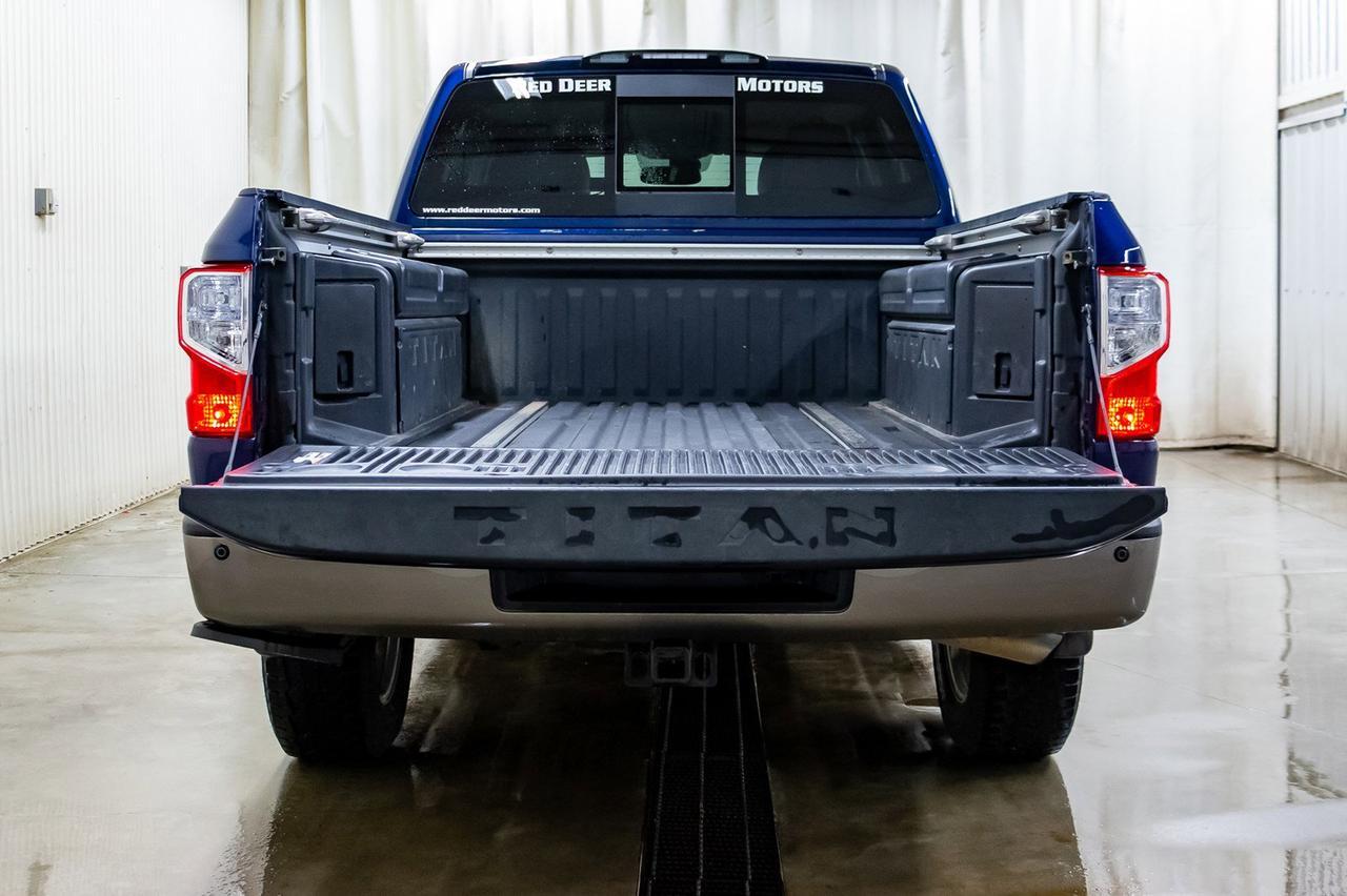 2018 Nissan Titan 4x4 Crew Cab Platinum Red Deer AB
