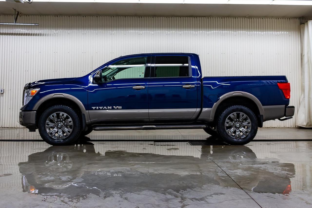 2018 Nissan Titan 4x4 Crew Cab Platinum Red Deer AB
