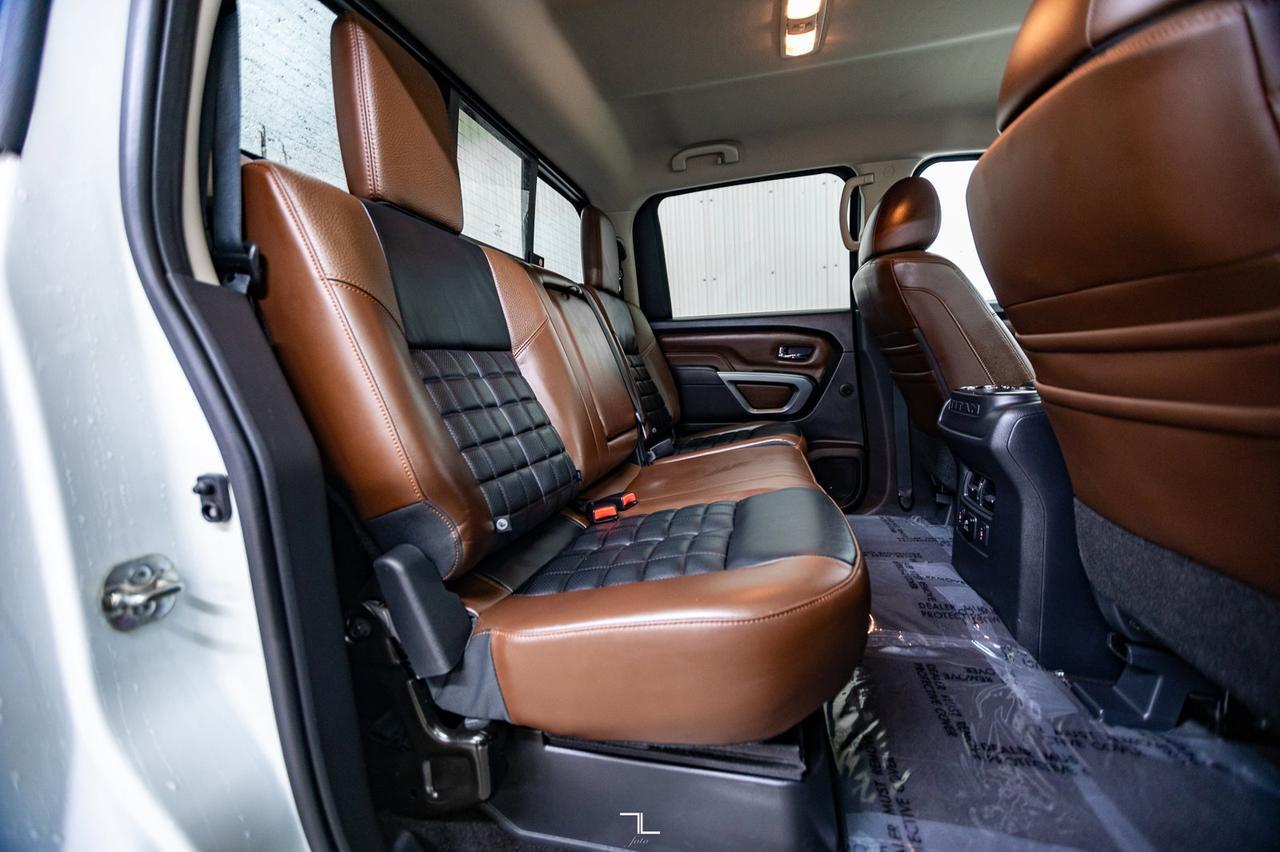 2018 Nissan Titan 4x4 Crew Cab Platinum Reserve Leather Nav BCam Red Deer AB