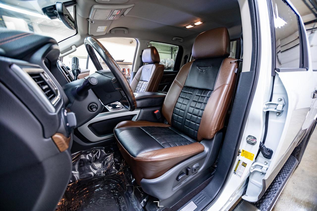 2018 Nissan Titan 4x4 Crew Cab Platinum Reserve Leather Nav BCam Red Deer AB