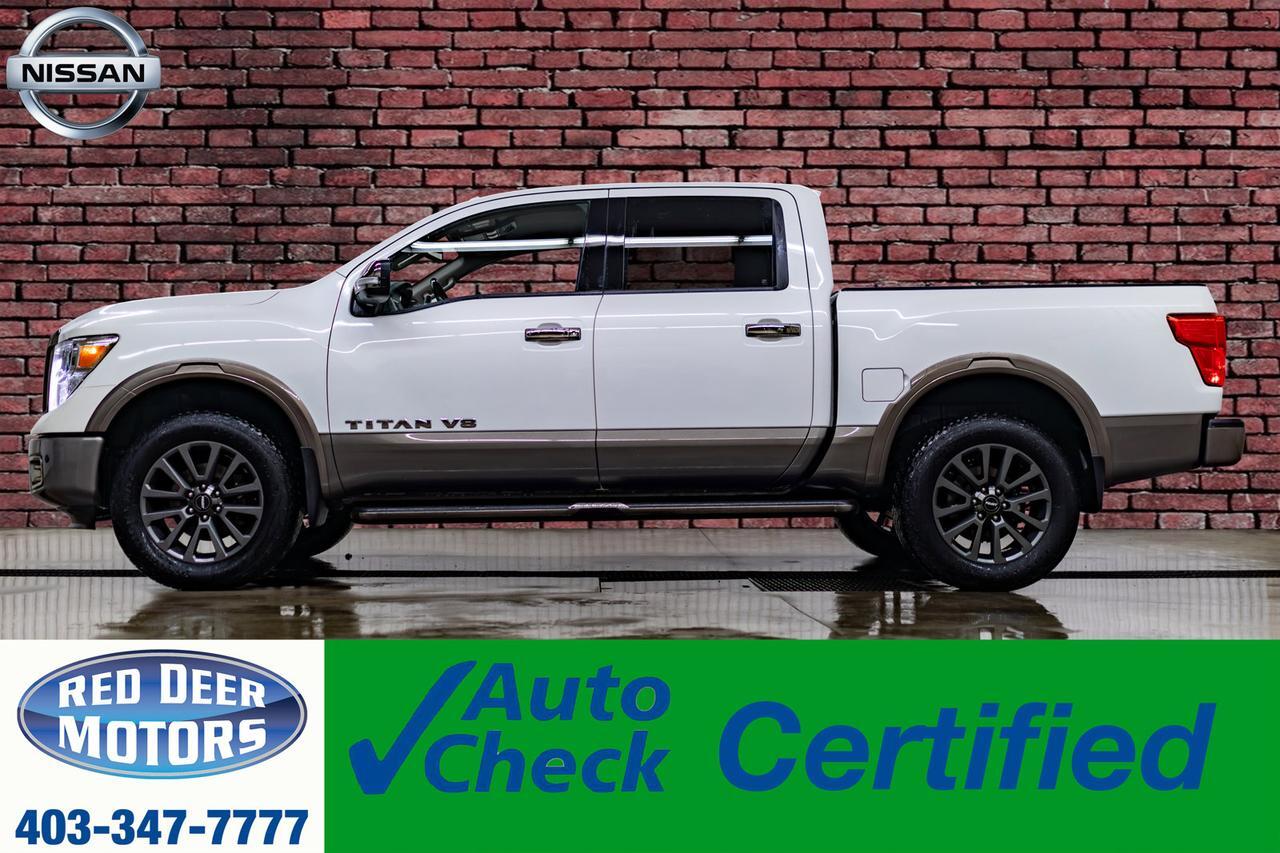 2018 Nissan Titan 4x4 Crew Cab Platinum Reserve Leather Nav BCam