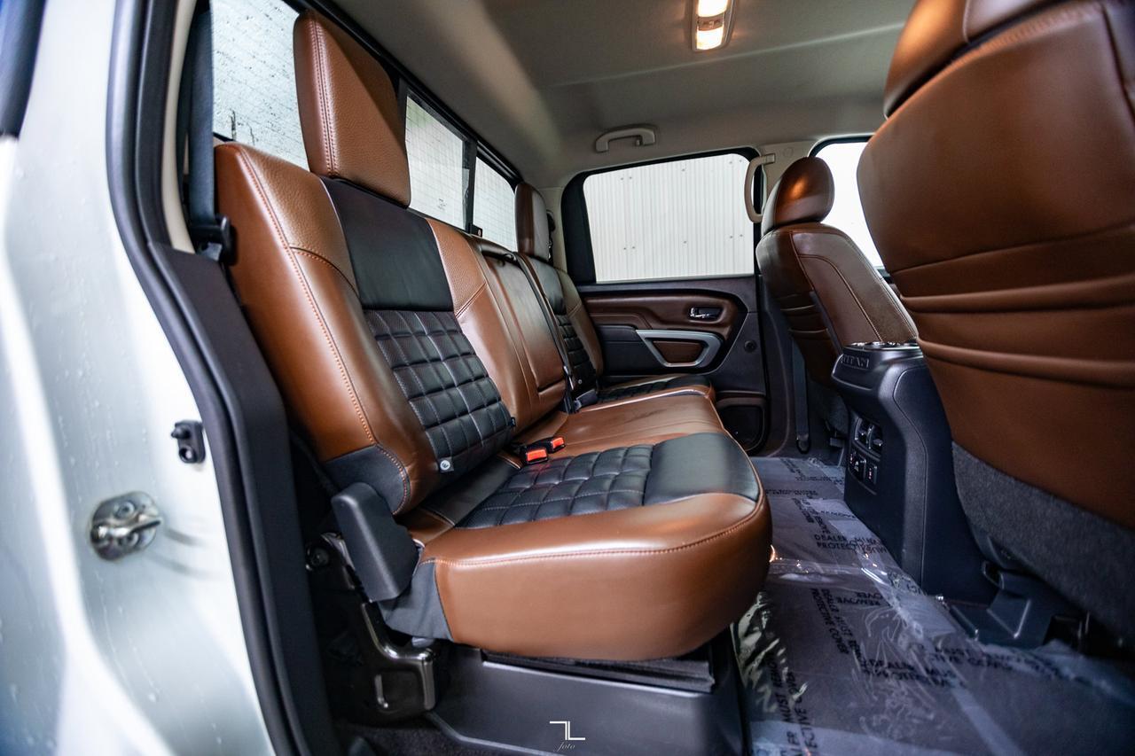 2018 Nissan Titan 4x4 Crew Cab Platinum Reserve Leather Nav BCam Red Deer AB