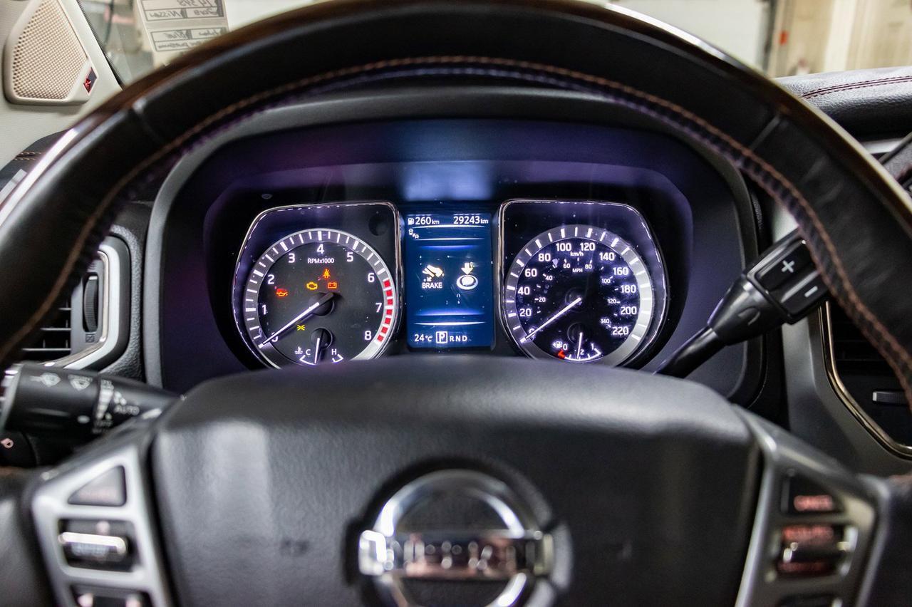 2018 Nissan Titan 4x4 Crew Cab Platinum Reserve Leather Nav Bcam Red Deer AB