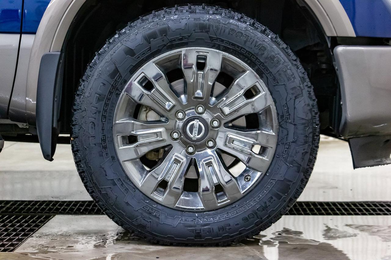 2018 Nissan Titan 4x4 Crew Cab Platinum Reserve Leather Nav Bcam Red Deer AB