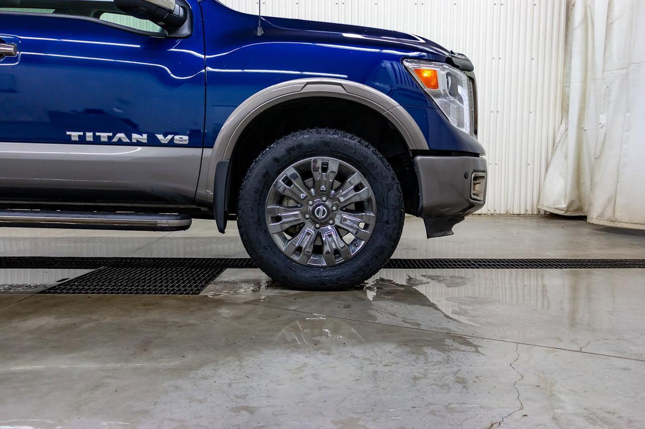 2018 Nissan Titan 4x4 Crew Cab Platinum Reserve Leather Nav Bcam Red Deer AB