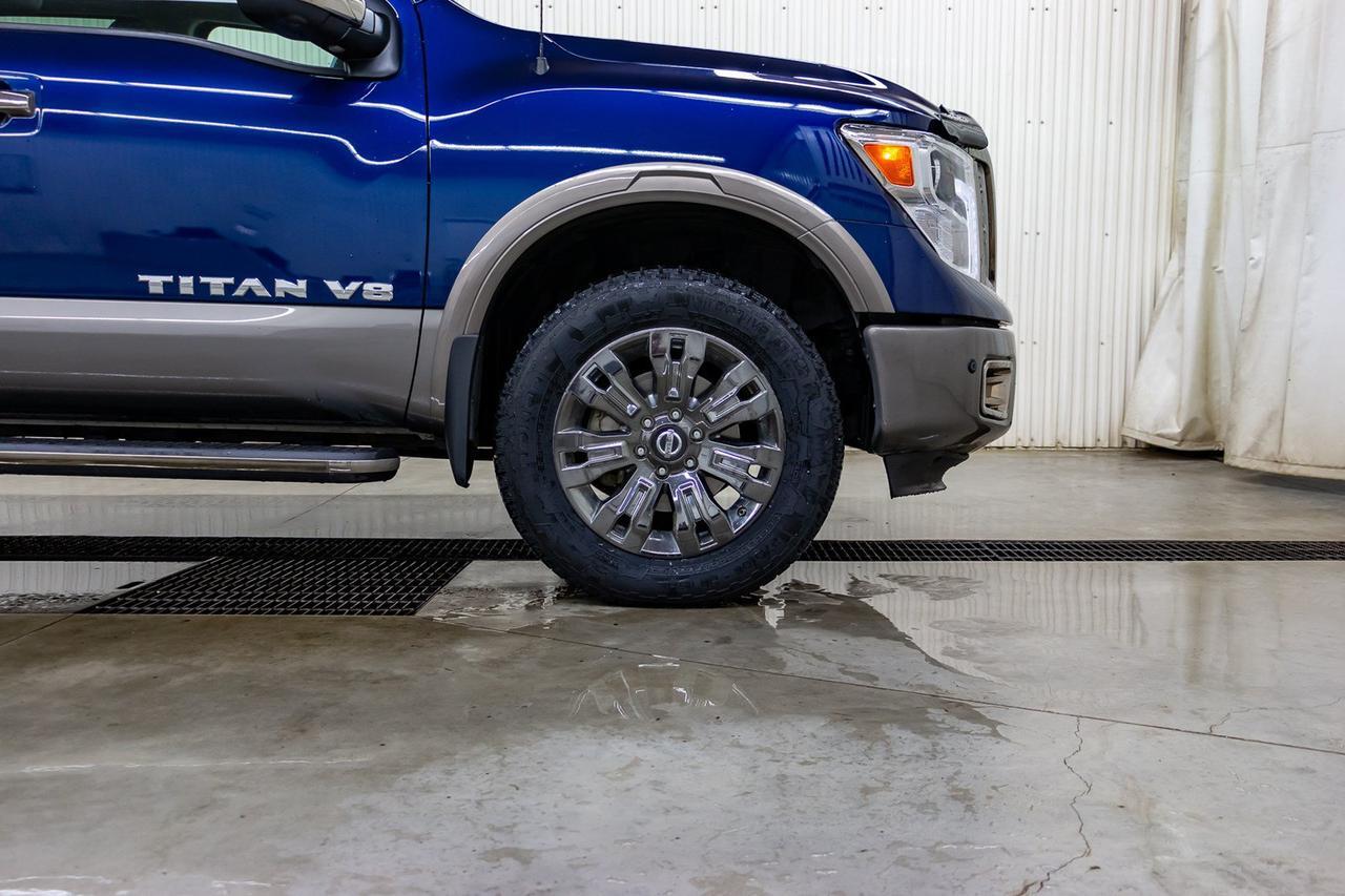 2018 Nissan Titan 4x4 Crew Cab Platinum Reserve Leather Nav Bcam Red Deer AB