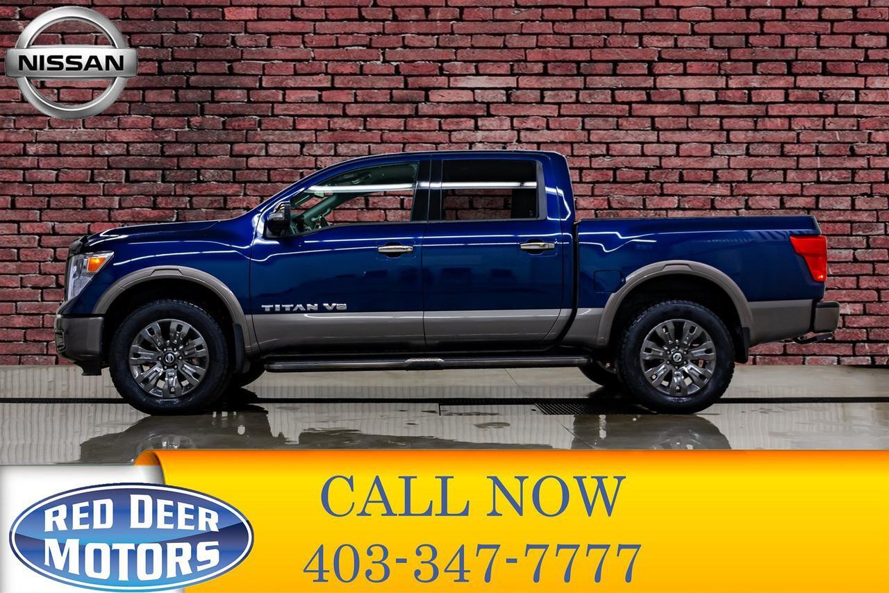 2018 Nissan Titan 4x4 Crew Cab Platinum Reserve Leather Nav Bcam