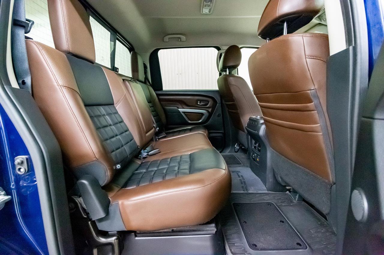 2018 Nissan Titan 4x4 Crew Cab Platinum Reserve Leather Nav Bcam Red Deer AB