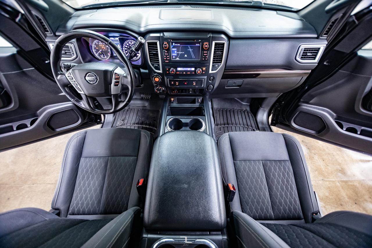 2018 Nissan Titan 4x4 Crew Cab SV Midnight Edition Nav BCam Red Deer AB