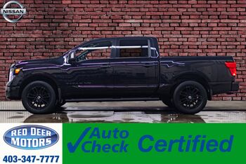 2018_Nissan_Titan_4x4 Crew Cab SV Midnight Edition Nav BCam_ Red Deer AB