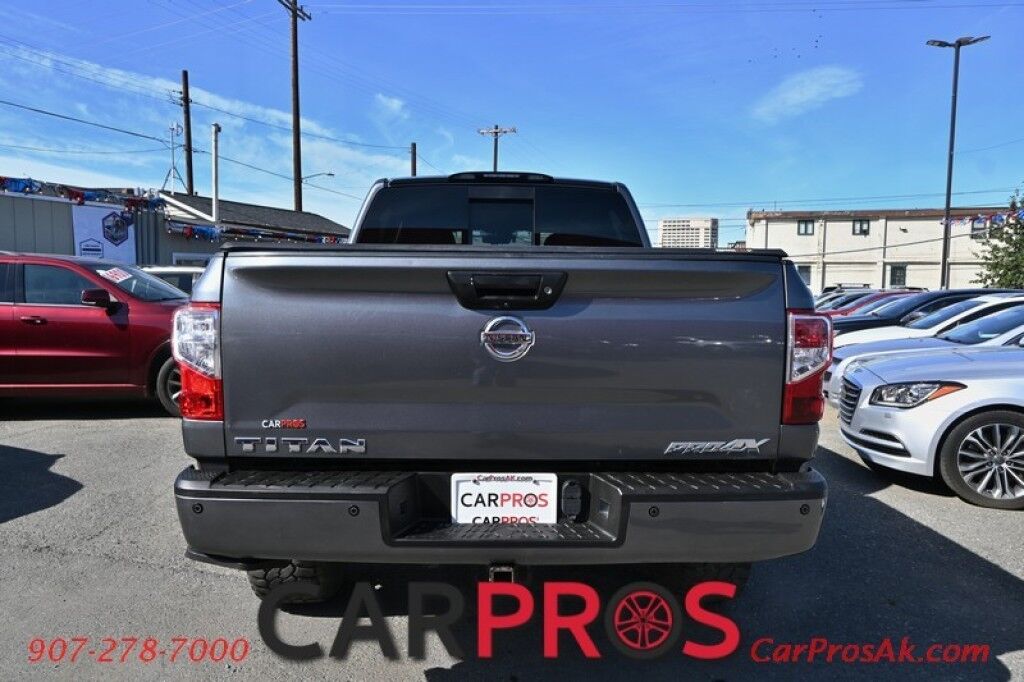 2018 Nissan Titan PRO-4X - Lifted - Fuel Wheels - 35in Tires - PRO-4X Utility Package - Comfort & Convenience Package - 5.6L V8 - 4X4 - Crew Cab - Pust To Start w/ Keyless Entry - Tow Package - 1 Owner Anchorage AK