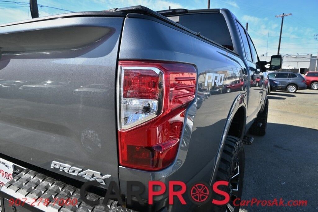 2018 Nissan Titan PRO-4X - Lifted - Fuel Wheels - 35in Tires - PRO-4X Utility Package - Comfort & Convenience Package - 5.6L V8 - 4X4 - Crew Cab - Pust To Start w/ Keyless Entry - Tow Package - 1 Owner Anchorage AK