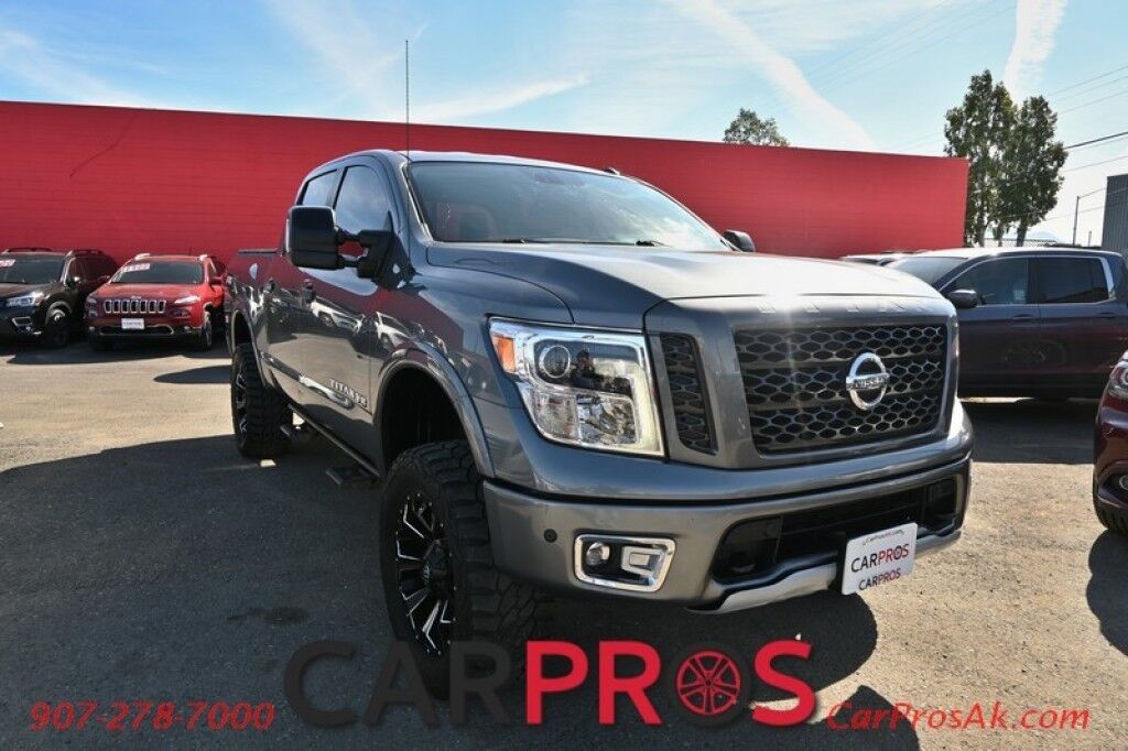 2018 Nissan Titan PRO-4X - Lifted - Fuel Wheels - 35in Tires - PRO-4X Utility Package - Comfort & Convenience Package - 5.6L V8 - 4X4 - Crew Cab - Pust To Start w/ Keyless Entry - Tow Package - 1 Owner Anchorage AK