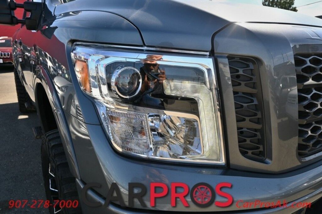 2018 Nissan Titan PRO-4X - Lifted - Fuel Wheels - 35in Tires - PRO-4X Utility Package - Comfort & Convenience Package - 5.6L V8 - 4X4 - Crew Cab - Pust To Start w/ Keyless Entry - Tow Package - 1 Owner Anchorage AK