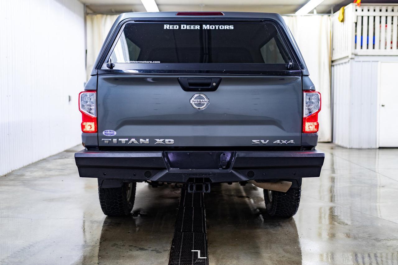 2018 Nissan Titan XD 4x4 Crew Cab SV Premium Diesel AISIN Nav BCam Red Deer AB