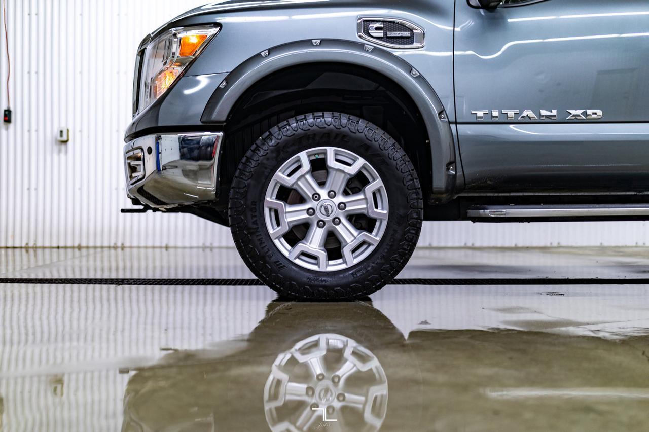 2018 Nissan Titan XD 4x4 Crew Cab SV Premium Diesel AISIN Nav BCam Red Deer AB