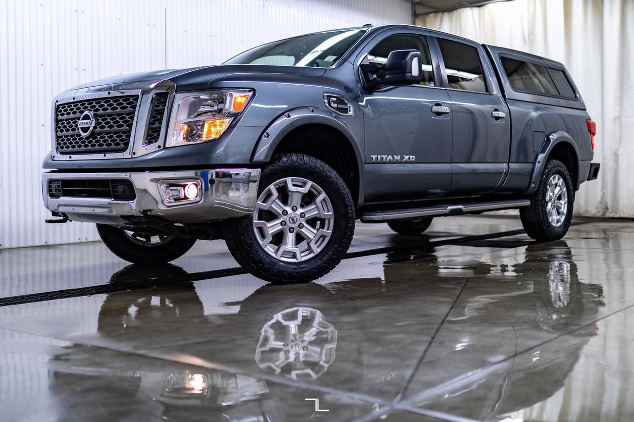 2018 Nissan Titan XD 4x4 Crew Cab SV Premium Diesel AISIN Nav BCam Red Deer AB