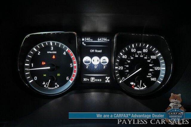 2018 Nissan Titan XD Platinum Reserve / Crew Cab / 4X4 / Turbo Diesel / AutoStart / Heated & Cooled Leather Seats / Heated Steering Wheel / Navigation / 360 Cam / Rockford Fosgate Speakers / Blind Spot Alert / Leer Canopy / Tow Pkg / Low Miles Anchorage AK