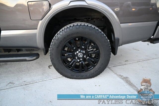 2018 Nissan Titan XD XD Platinum Reserve / Crew Cab / 4X4 / Turbo Diesel / AutoStart / Heated & Cooled Leather Seats / Heated Steering Wheel / Navigation / 360 Cam / Rockford Fosgate Speakers / Blind Spot Alert / Leer Canopy / Tow Pkg / Low Miles Anchorage AK