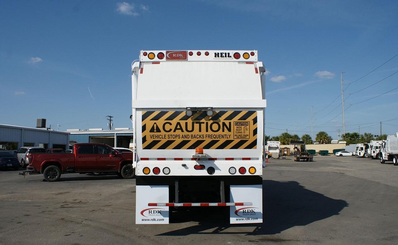 2018 Peterbilt 520 40 Yard Heil Front Loader Garbage Truck Tampa FL