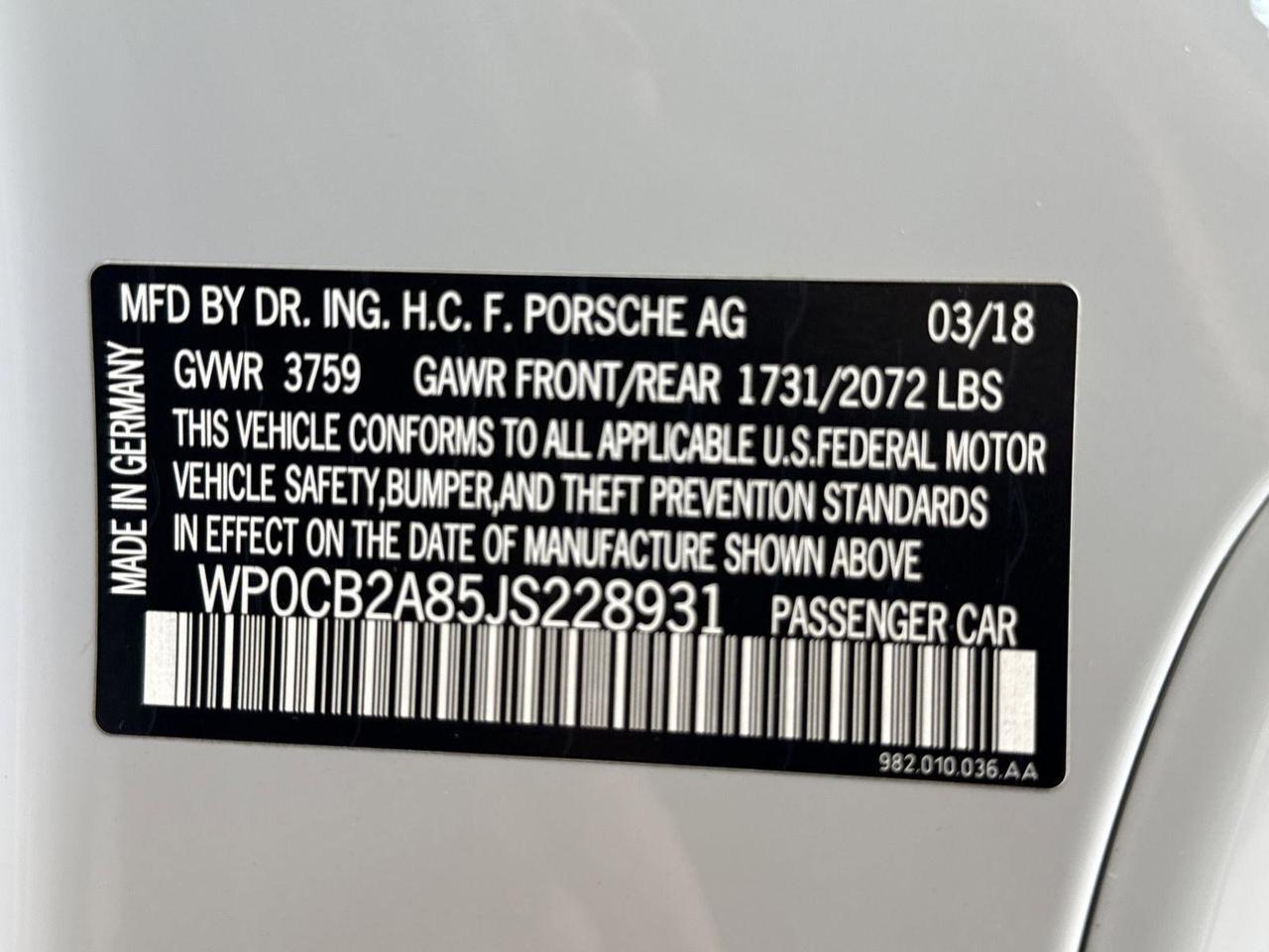 2018 Porsche 718 Boxster GTS San Antonio TX