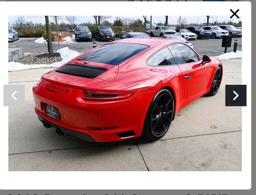 2018 Porsche 911 Carrera S Orange MA
