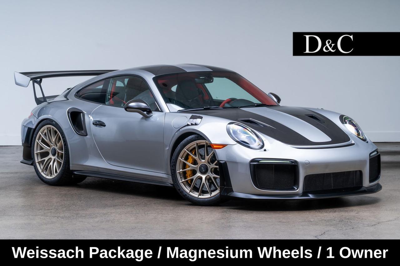 2018 Porsche 911 GT2 RS 1 Owner Weissach Package RS Magnesium Wheels