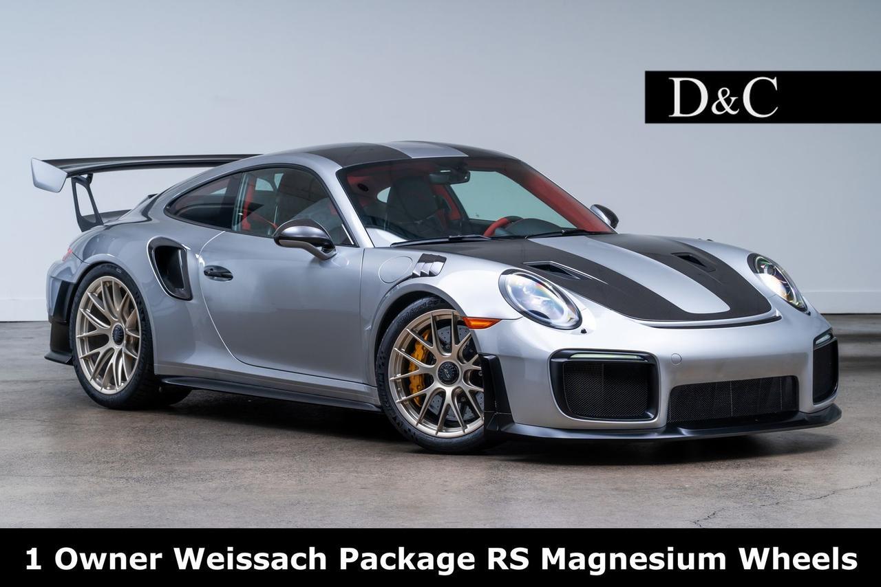 2018 Porsche 911 GT2 RS 1 Owner Weissach Package RS Magnesium Wheels
