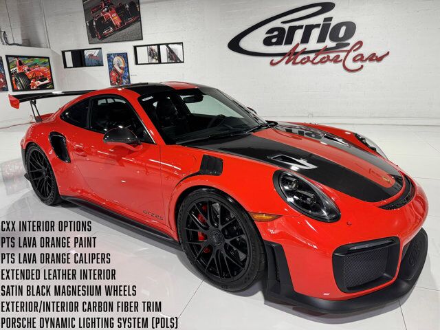 2018 Porsche 911 GT2 RS Weissach PTS paint, mag wheels, extended leather, carbon buckets, carbon trim AND MUCH MORE!! Fort Lauderdale FL