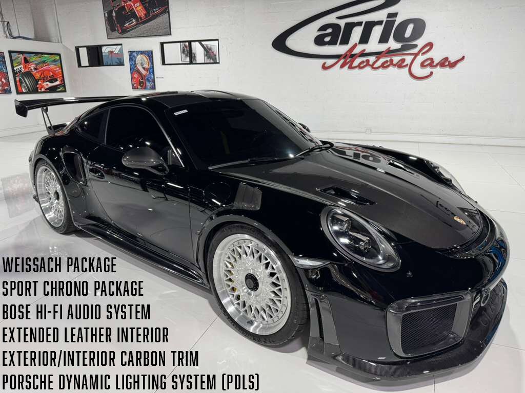 2018 Porsche 911 GT2 RS Weissach Package, Sport Chrono package, extended leather interior, PDLS AND MUCH MORE!!