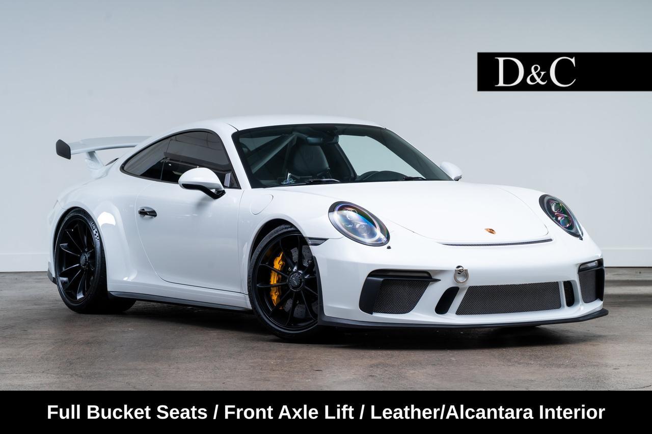 2018 Porsche 911 GT3 Full Bucket Seats / Front Axle Lift / Leather/Alca
