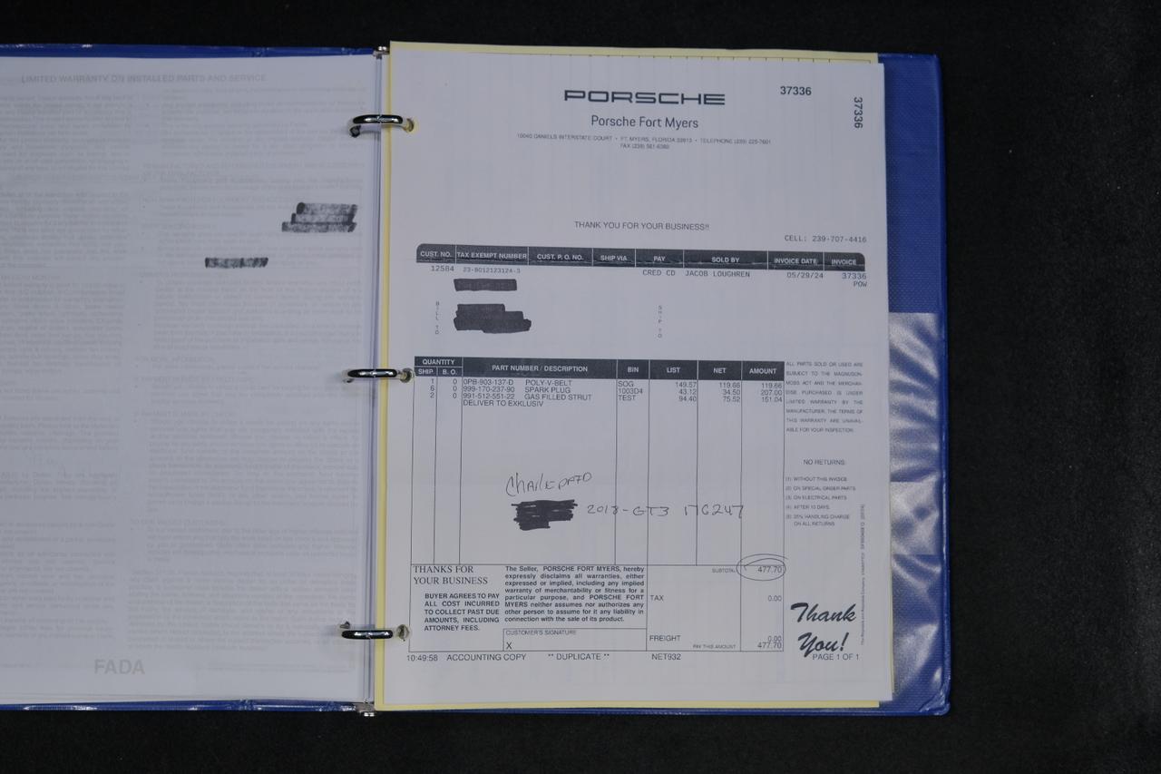 2018 Porsche 911 GT3 GULF BLUE GT3 GULF BLUE Miami FL