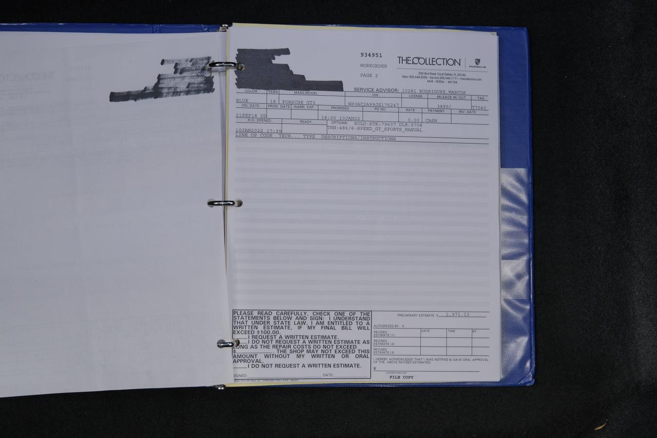 2018 Porsche 911 GT3 GULF BLUE GT3 GULF BLUE Miami FL