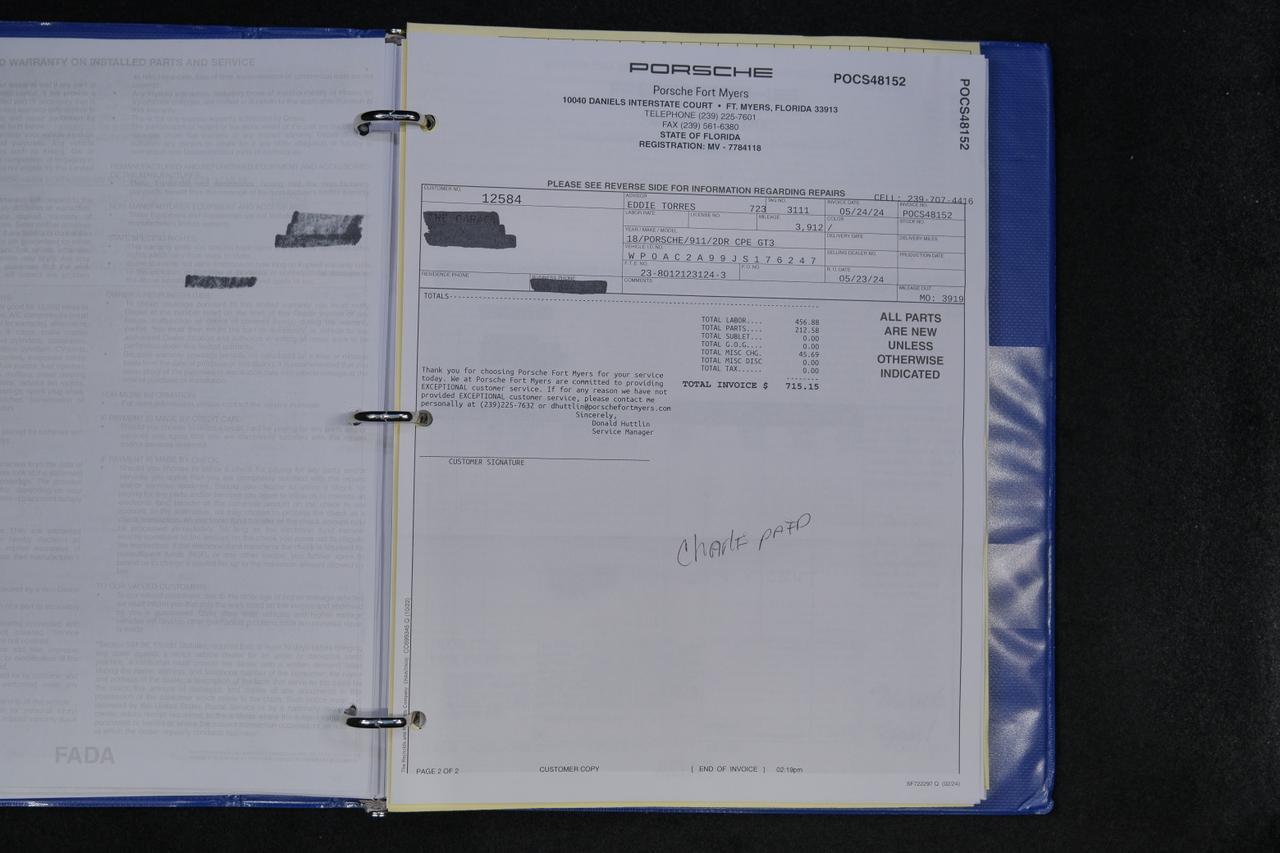 2018 Porsche 911 GT3 GULF BLUE GT3 GULF BLUE Miami FL