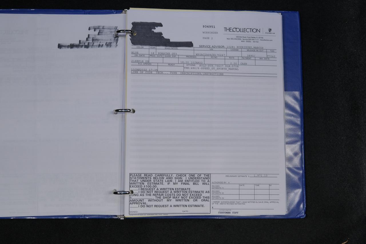 2018 Porsche 911 GT3 GULF BLUE GT3 GULF BLUE Miami FL