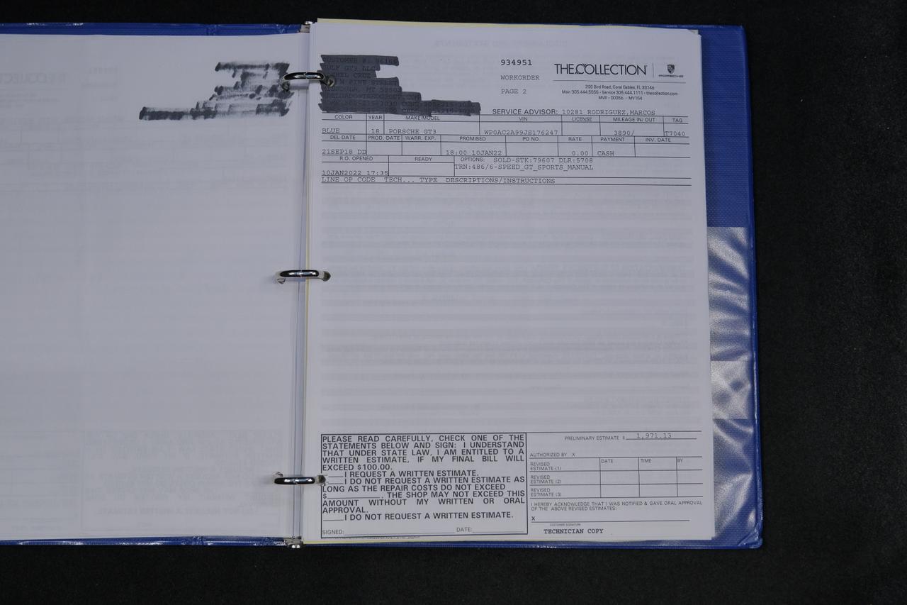 2018 Porsche 911 GT3 GULF BLUE GT3 GULF BLUE Miami FL