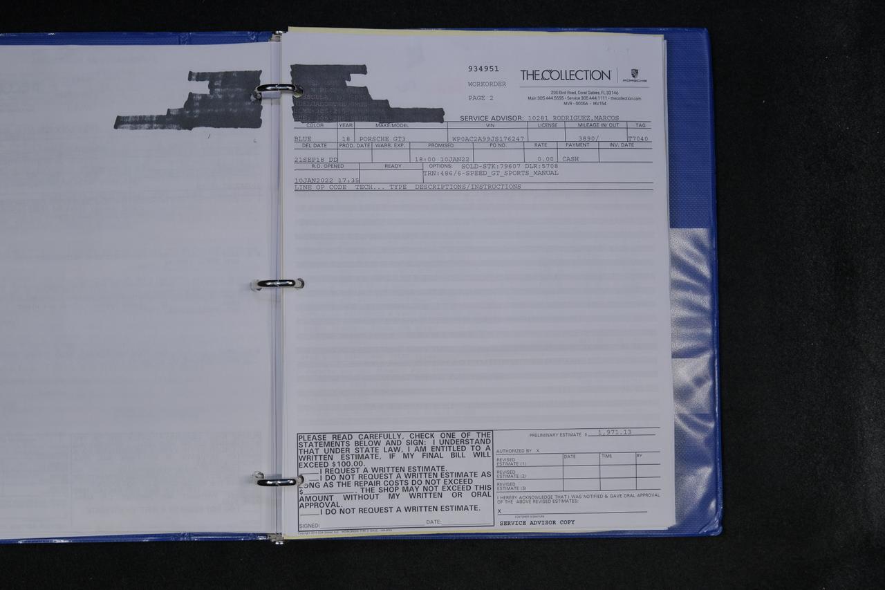 2018 Porsche 911 GT3 GULF BLUE GT3 GULF BLUE Miami FL