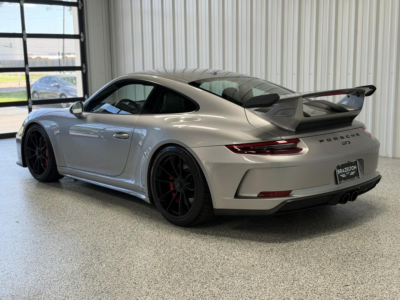 2018 Porsche 911 GT3,1-Owner, Only 8600 Miles, Full PPF, Leather/Alcantara, Front Axle Lift, 18-Way Sport Seats