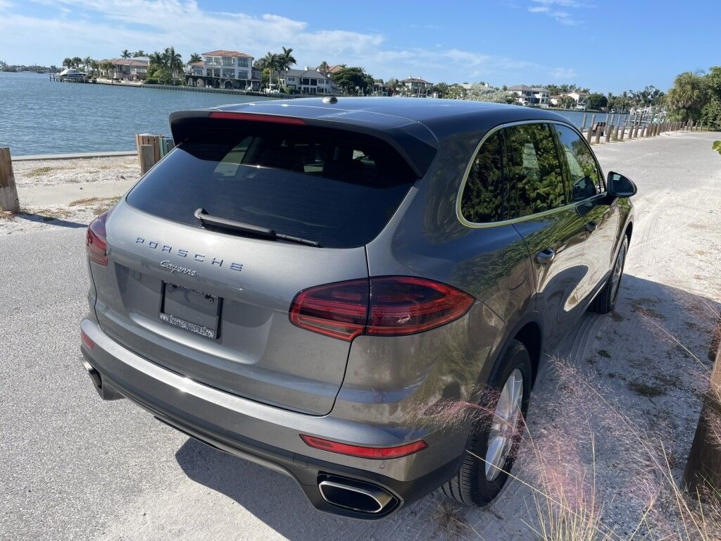2018 Porsche Cayenne CLEAN CAR FAX~DUAL-ZONE CLIMATE CONTROL~HEATED SEATS~LEATHER TRIMMED SEATS~NAVIGATION~LIP REAR SPOILER~SPORT PACKAGE~TRAILER WIRING~VIDEO MONITOR Sarasota FL