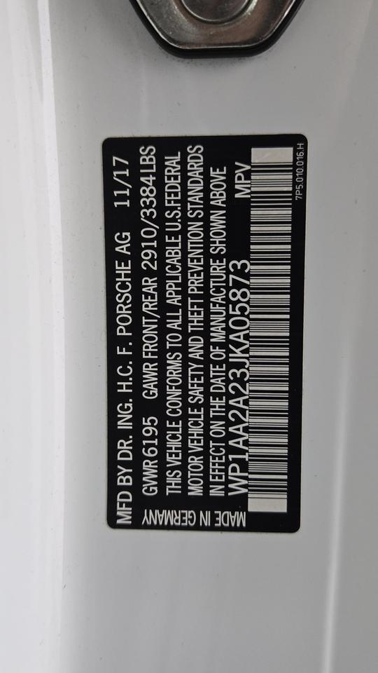 2018 Porsche Cayenne Platinum Edition Jersey City NJ