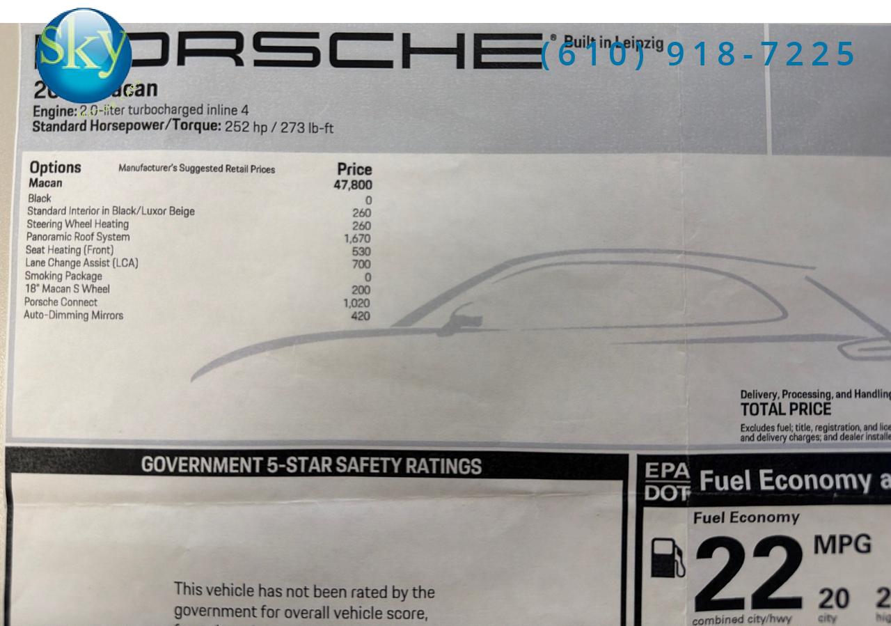 2018 Porsche Macan AWD West Chester PA