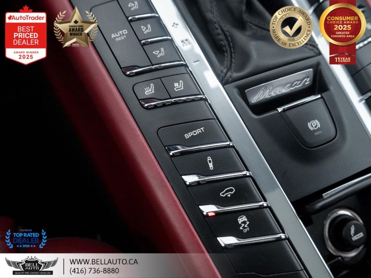 2018 Porsche Macan GTS | PRMPKGPLUS | 21SPRTWHLS | REDLTHR | PANO | NOACCIDENT Toronto ON